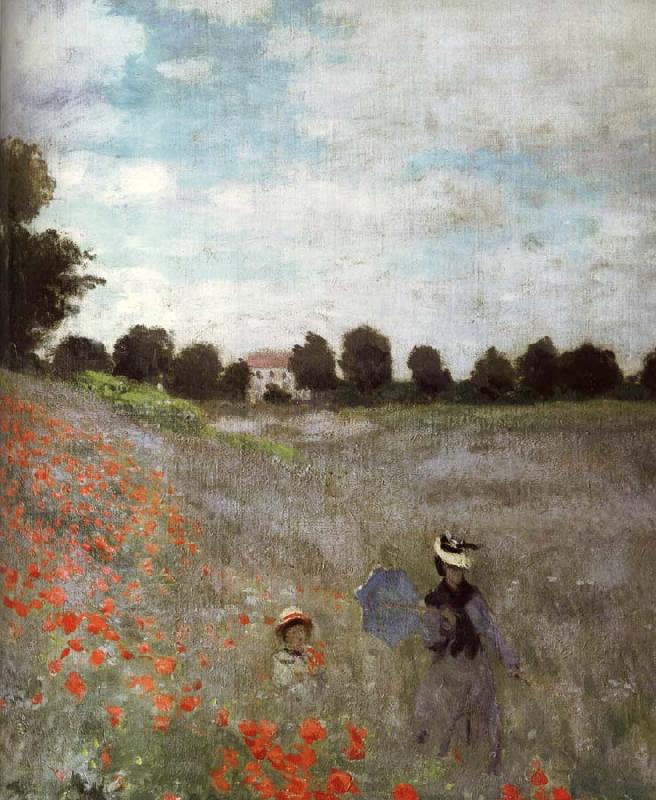 Claude Monet Details of Poppies oil painting image